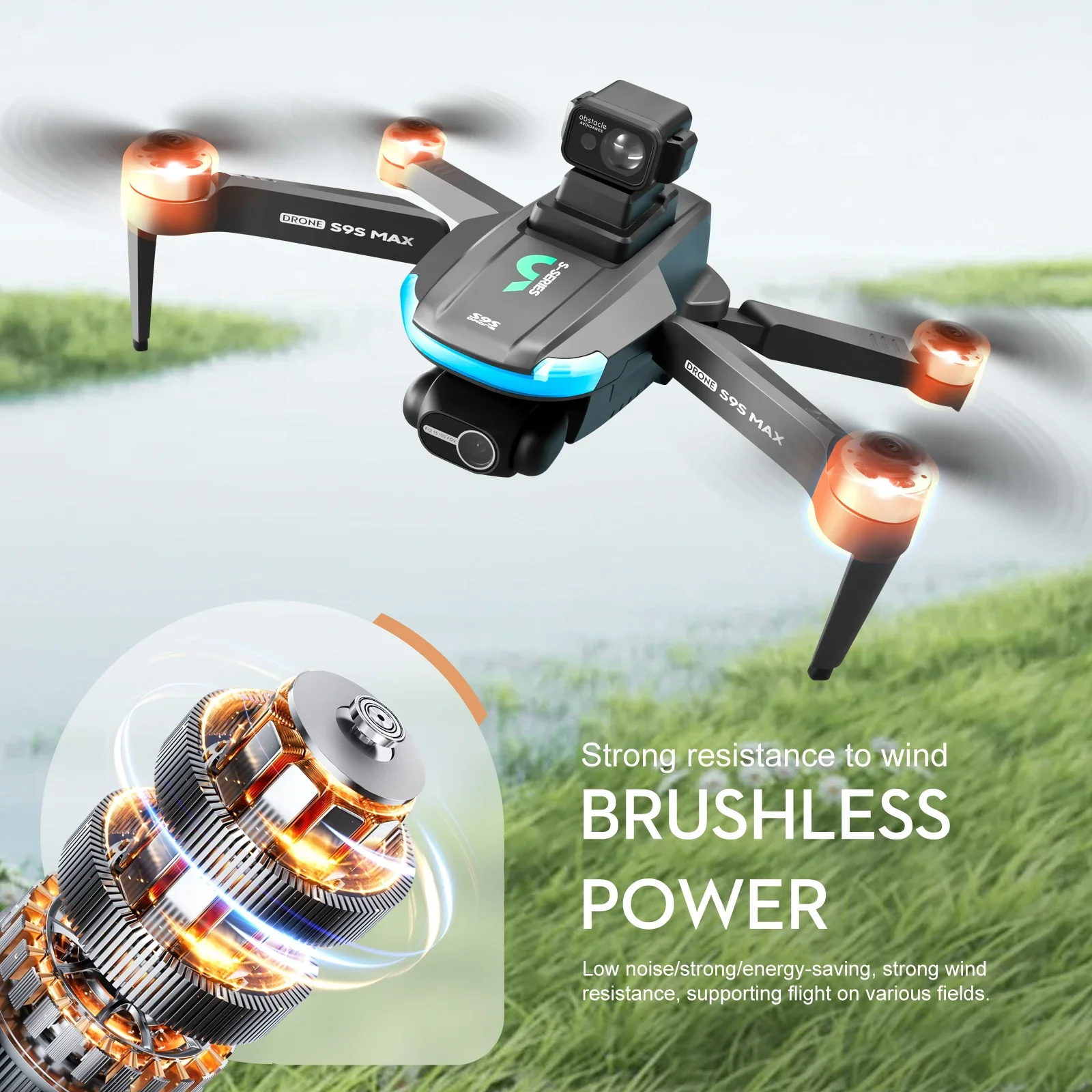 NEW S9S MAX MINI Drone 4K 2-Ax - Drone Controller Screen ulasan dan harga