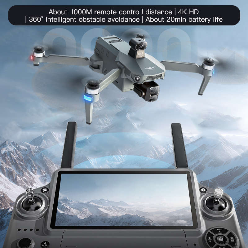 KF100 MAX GPS Drone 4K Camera  - Drone Controller Screen ulasan dan harga