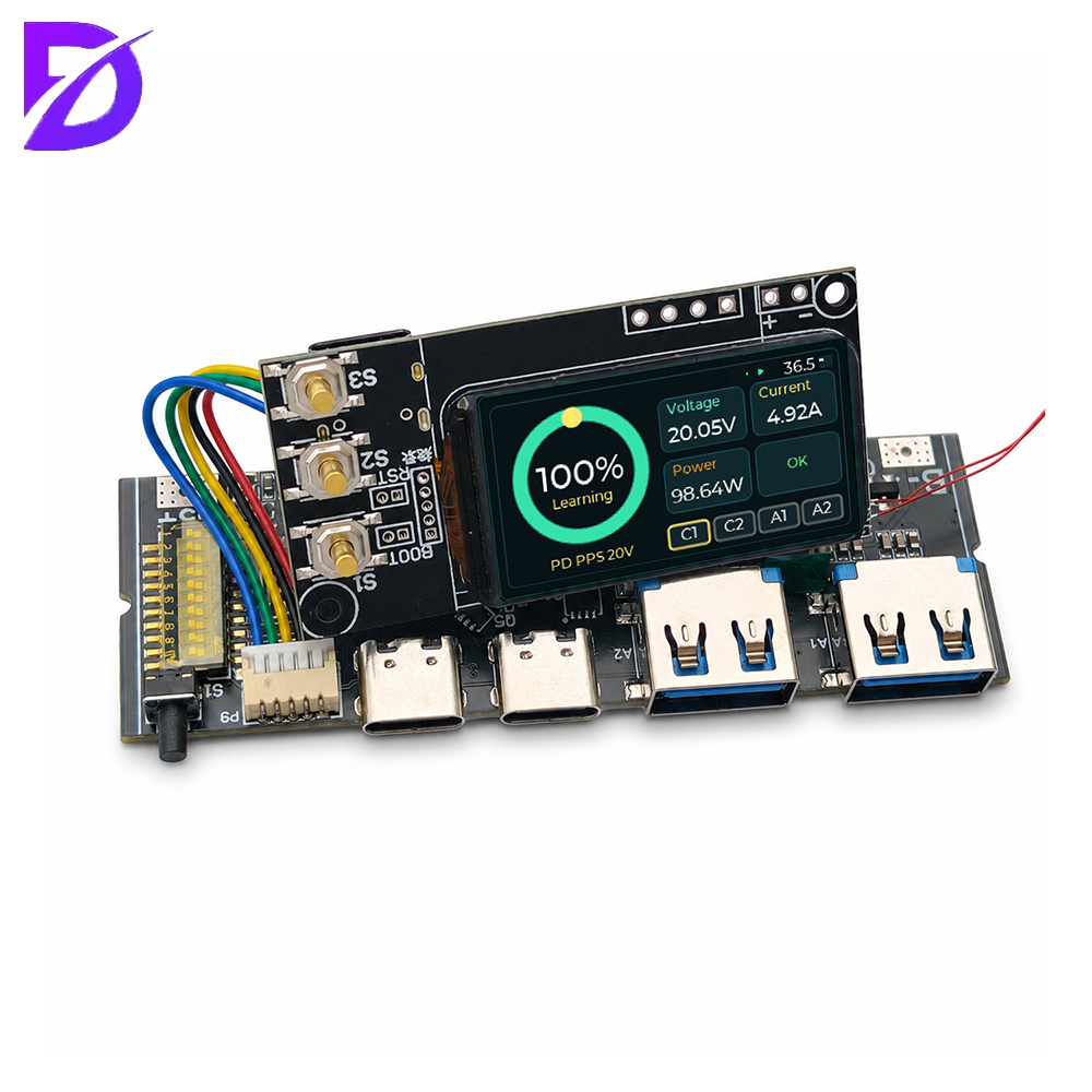 100W PD DIY Power Bank Module  - Drone Solar Charger ulasan dan harga