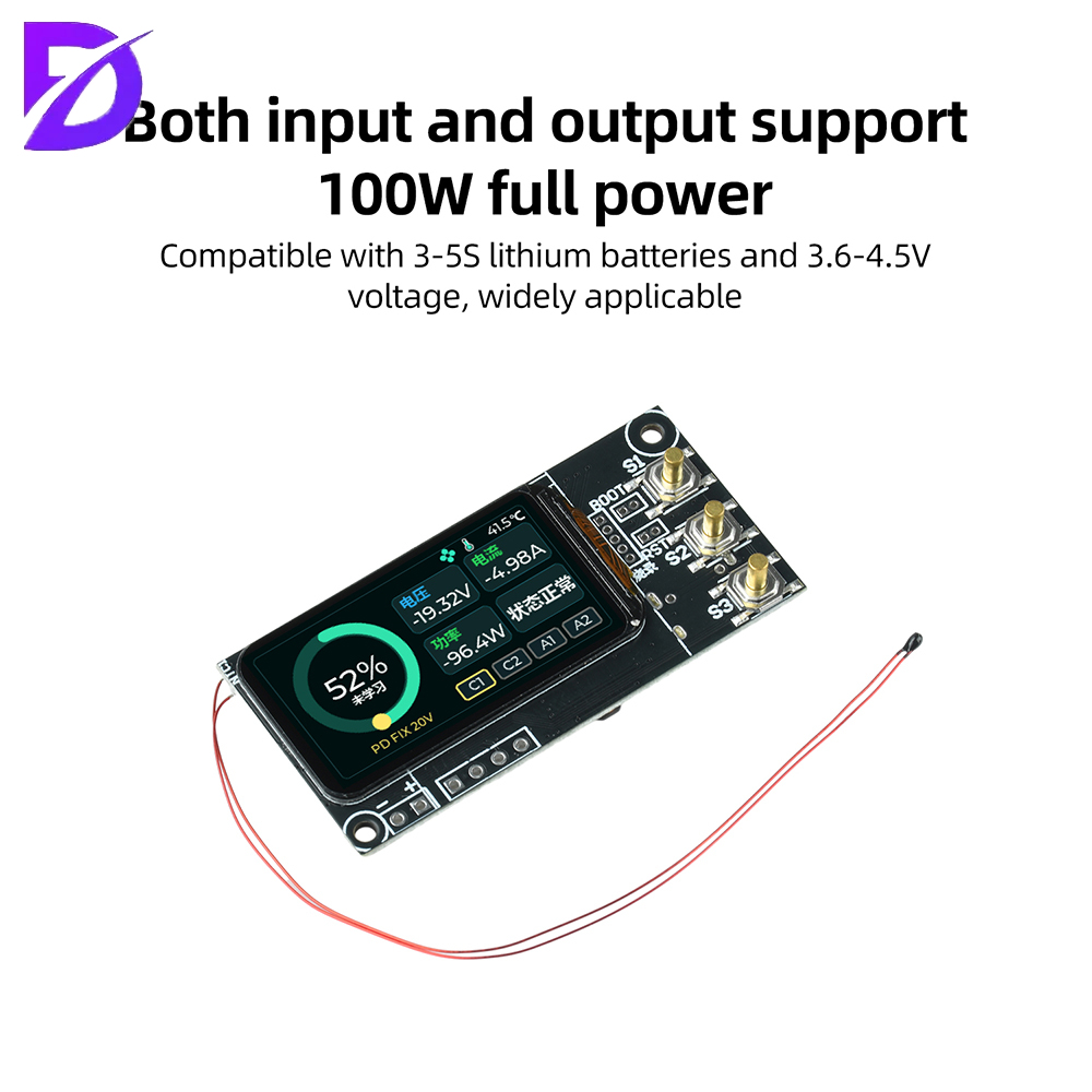 100W PD DIY Power Bank Module  - Drone Solar Charger ulasan dan harga