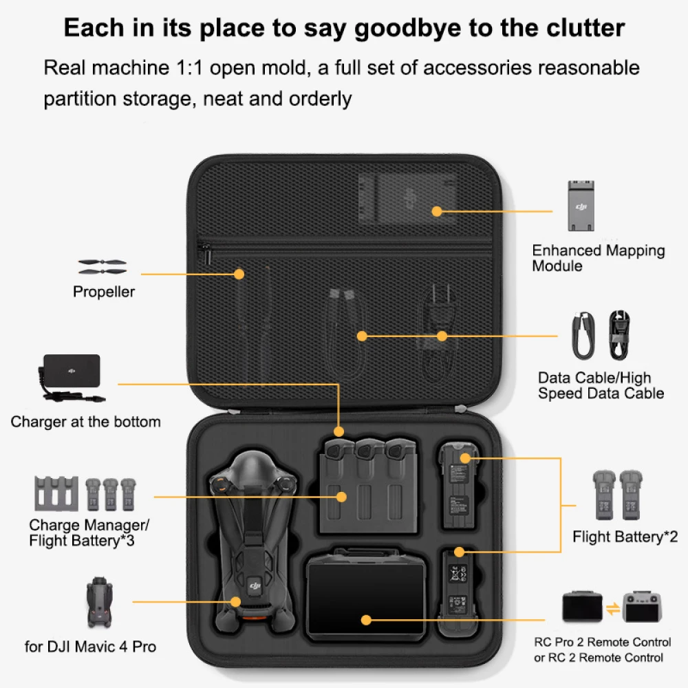 for DJI Mavic 4 Pro Case,Porta - Drone Controller Hood ulasan dan harga